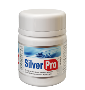 SILVER PRO Средство моющее универсальное с антибактериальным эффектом. 60 водорастворимых таблеток 