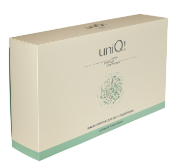 МАСКА-ЛИФТИНГ ДЛЯ ШЕИ И ПОДБОРОДКА ЛИНИИ &quot;UNIQ!&quot; Для всех типов кожи. 5 тканевых масок по 7,5 мл