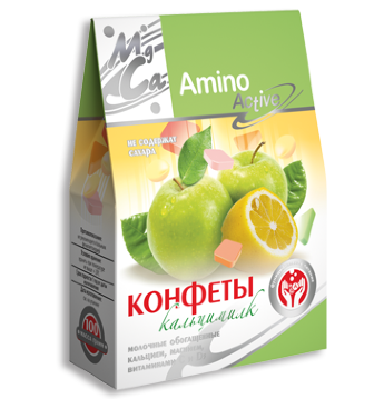 КОНФЕТЫ &quot;КАЛЬЦИМИЛК&quot; СО ВКУСОМ ЯБЛОКА И ЛИМОНА Конфеты молочные – дополнительный источник кальция, магния и витамина Д3. 100 гр